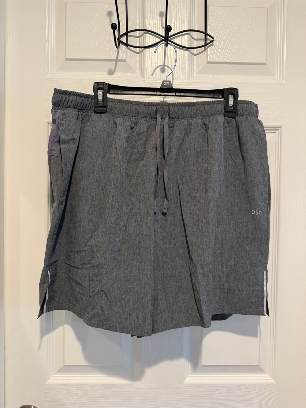 DSG Men's Gray Athletic Drawstring Shorts